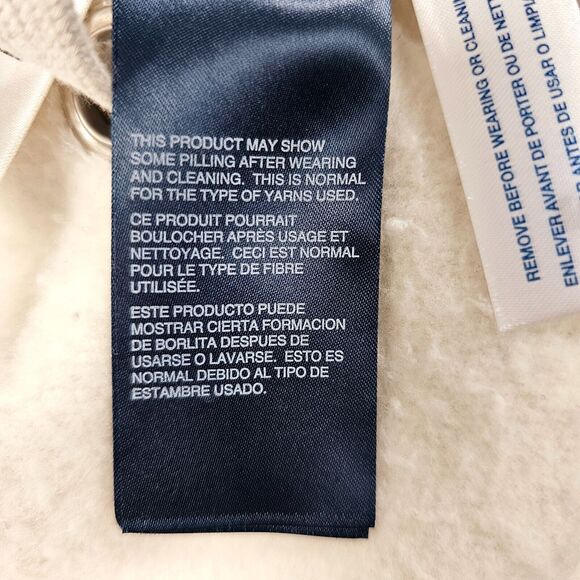 Tommy Hilfiger Denim Sweatshirt w/Side Tie Crop Pullover Women's Size XL - Picture 10 of 15